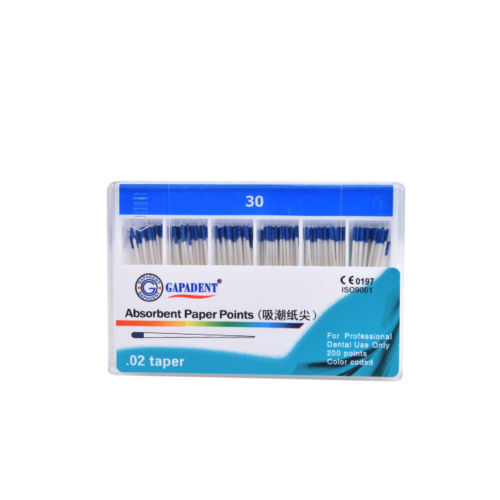Dental Endodontic Root Canal Gutta Percha Points/Absorbent Paper Points Taper 02 - Picture 35 of 45