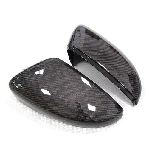 For 2010-2015 2016 VW Volkswagen Scirocco EOS CC 2PCS Carbon Fiber Mirror Cover - Picture 4 of 7