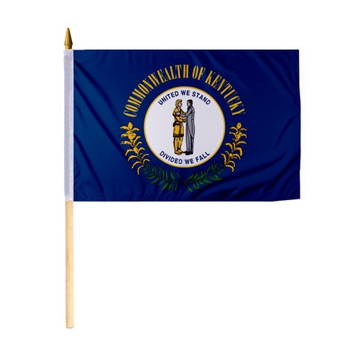 Prom Patriot's Kentucky KY Staatsflagge einlagig umgekehrt bedruckt 200D Nylon - Bild 12 von 66