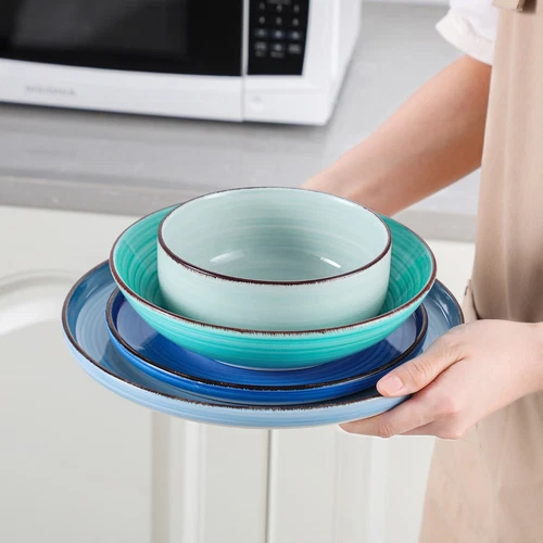 vancasso BONITA 16 piece Dinner Set Dinnerware Tableware Set Plates Bowls for 4 - Picture 20 of 22