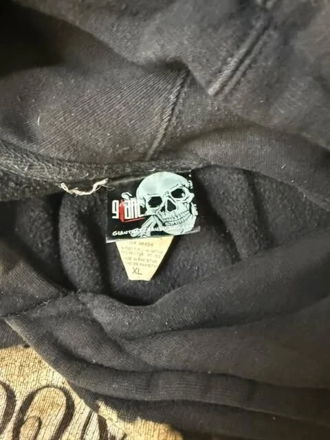 Mushroomhead Giant Sweatshirt Hoodie XL Heavy Metal Band Sleeve Spell Out - Image 3 of 4