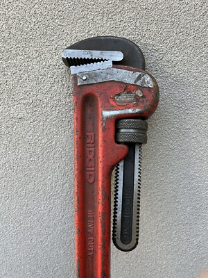 RIDGID 36inch Pipe Wrench Heavy-Duty Straight Pipe Wrench AS-IS NO