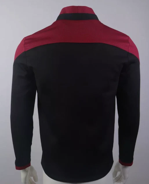 Star Trek Picard Temporada 3 Flota Estelar Bandera Roja Oficial Uniforme Talla con rango 3XL Foto 3 de 4