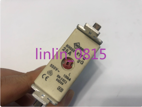 1pz Fusibile WEBER NH000 KTF M 25A 500V nuovo - Foto 1 di 2