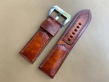 Brown VEG Cowhide skin Watch Strap Band 18mm 19mm 20mm 21mm 22mm 23mm 24mm 26mm
