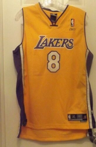 Kobe Bryant Vintage Rare Reebok Lakers Jersey #8 Black Size Kobe Bryant Vintage Rare Reebok Lakers Jersey #8 Black Size