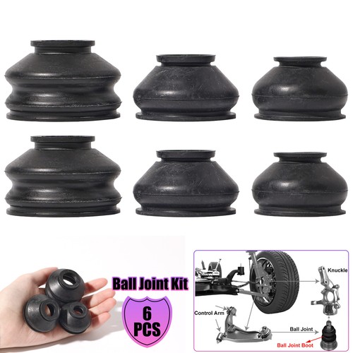 6x Universal Tie Rod End Ball Joint Dust Boots Dust Cover Boot Gaiters Rubber - Picture 5 of 9