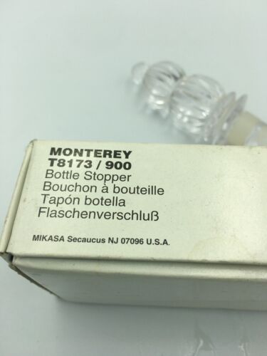 Neu MIKASA Monterey Österreich Schwer Bleikristall Flasche Wein Stopfen T8173/900 - Bild 3 von 4