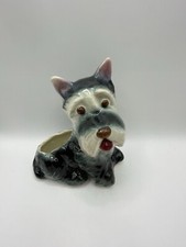 Ceramic Scottie Dog Planter