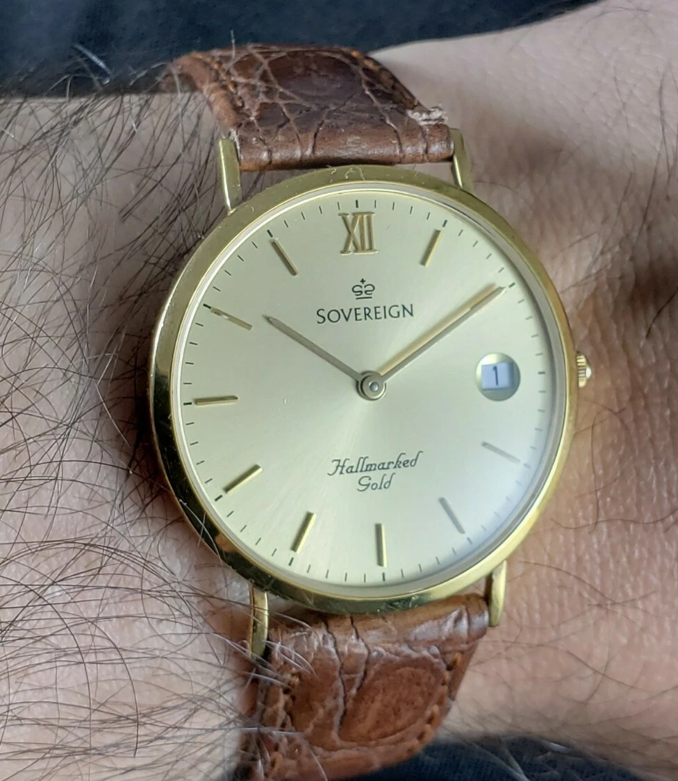 9k gold best sale watch