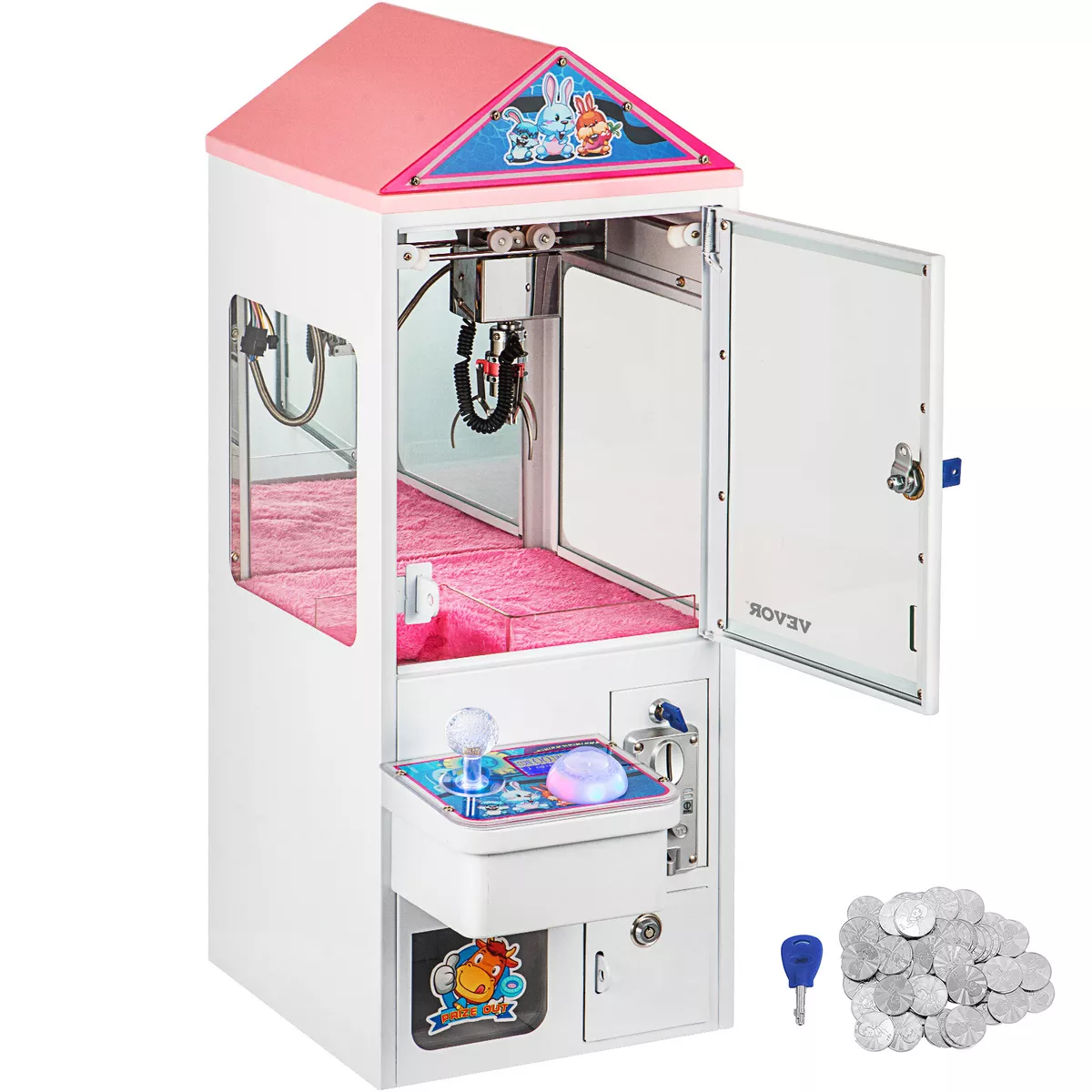 Automatic Doll Machine Toys for Kids Mini Claw Machine Interactive Toys  Birthday Gifts Adjustable Sounds and Music