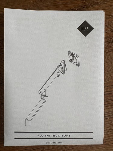 CBS Flo Herman Miller New Boxed Single VESA Monitor Arm Silver with Desk Clamp - 第 1/5 張圖片