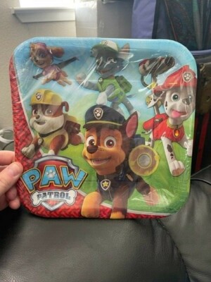 Paw Patrol Large Dinner Plates Party Supplies Decorations (8ct) New!!! 