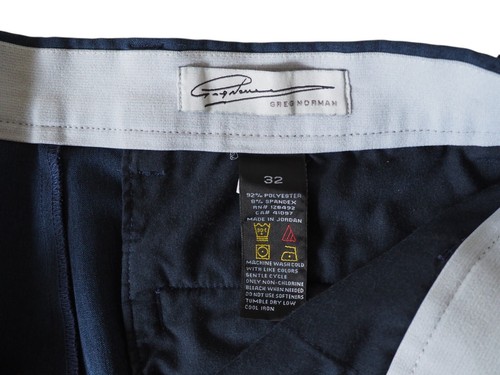 Greg Norman Navy Blue Men's Bermuda Shorts Size 32 - Picture 3 of 6