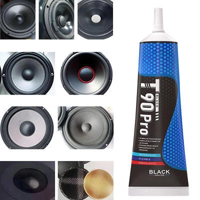 Pegamento para reparación de altavoces adhesivo negro alto rendimiento sellador negro reparaciones