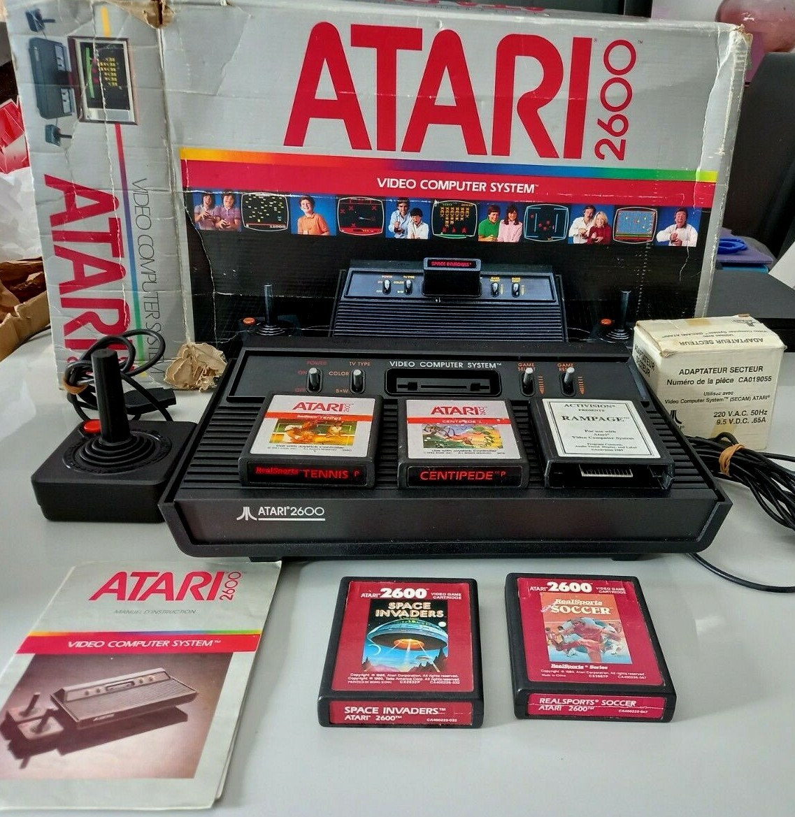 Console Atari 2600 en boite