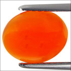 1.32 Ct Natural Ethiopian Orange Opal Gemstone Oval Cabochon Cut — photo 4