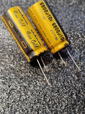 Nichicon 6800 MFD-10 Volt Capacitors' Where Quality Counts))))) | eBay