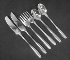 Youth Children's Stainless Flatware Knife/Fork/Spoon Set of 6 Pieces.