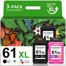 61XL 61XXL Ink Cartridge for HP OfficeJet 2620 2622 4630 4635 ENVY 4500 5530 Lot