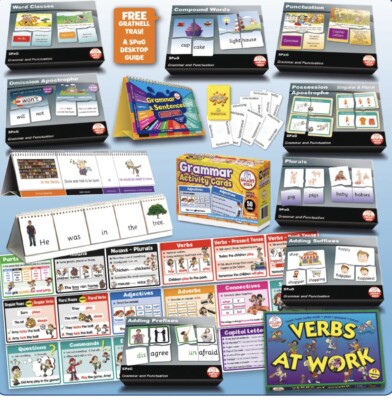 Smart Kids Grammatik & Interpunktion Kit Junior Lernen Bildungsprodukte NEU