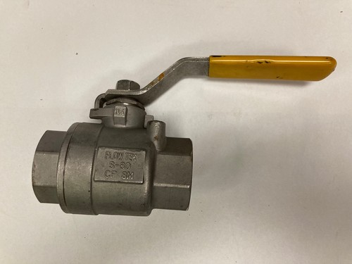 Flow-Tek,S-80 CF 8M,1 1/4 INCH Lockable Stainless Steel Ball Valve 1000 WOG