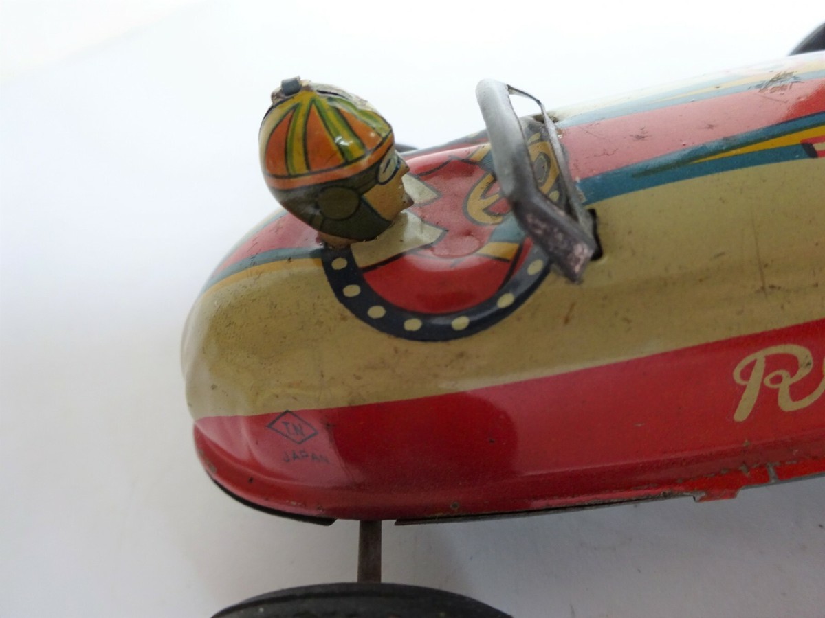 Jouet TN Toy Nomura Japon N°39 – Voiture De Course Ancienne En Tôle – Collection VINTAGE