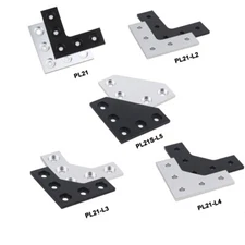 2pcs/lot L Type 5 Holes Joining connector Plate for 20 Series Aluminum V Slot