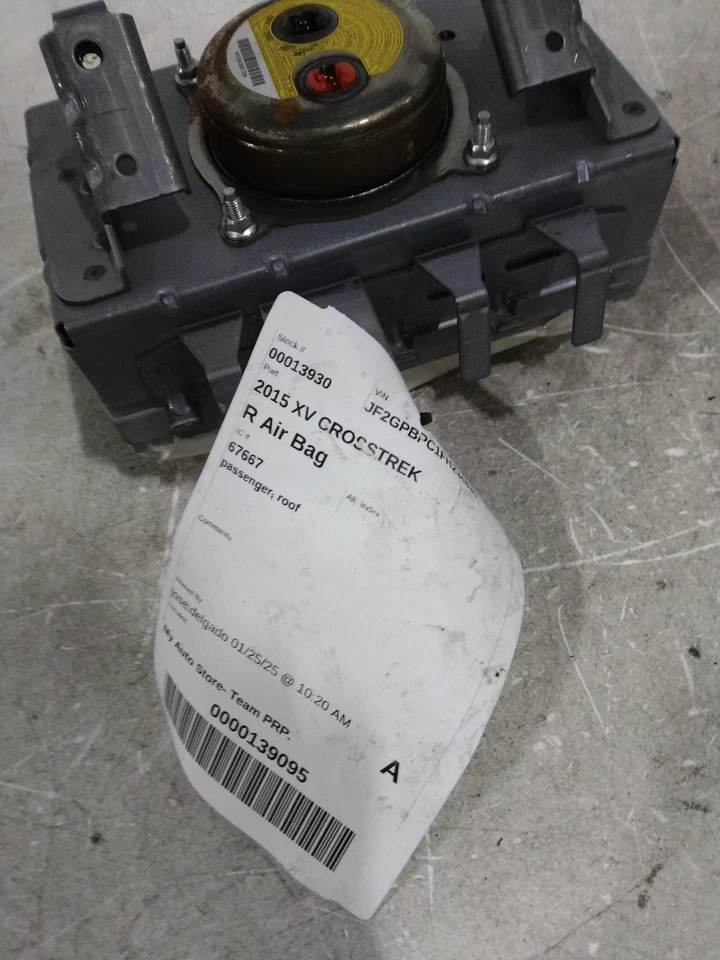 2015 Subaru XV Crosstrek Curtain Air Bag Right Side OEM 452236, 115K Miles - Image 3 of 4