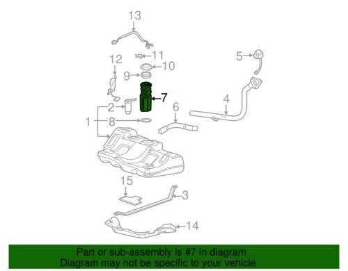 Conjunto de módulo de bomba de combustible genuino GM 2005-2008 Chevrolet Buick Pontiac 19331943 Foto 2 de 2