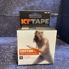 2 Pack KT Tape Cotton Elastic Kinesiology Athletic Tape 20 Ct, 10" Precut Strips