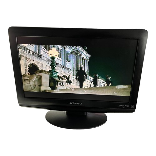 19" 720p HD LCD Television Sansui HDLCD19WB 60hz Wide Screen HDTV No