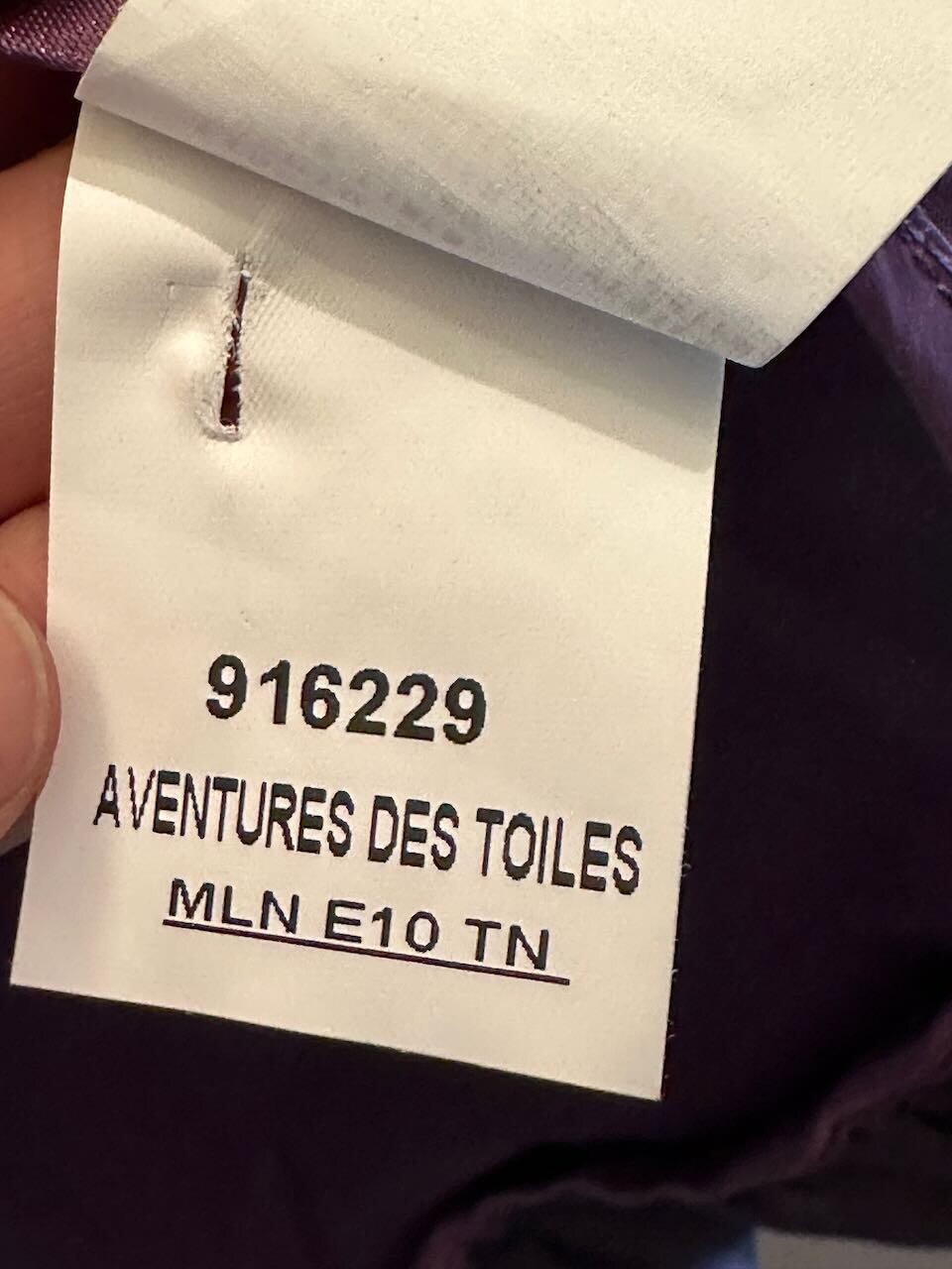 Aventures des toiles purple linen jacket, good used condition image 6