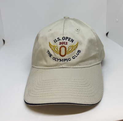 2012 U.S. Open The Olympic Club Golf Beige Adjustable USGA Member Hat Cap