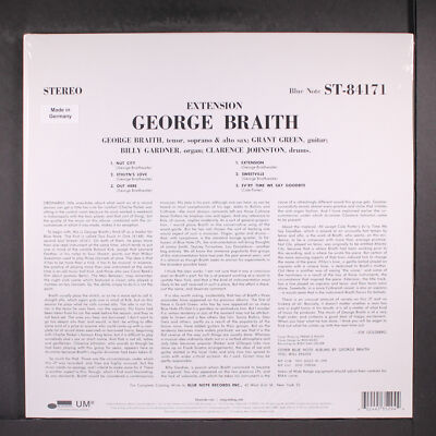 GEORGE BRAITH: extension BLUE NOTE 12