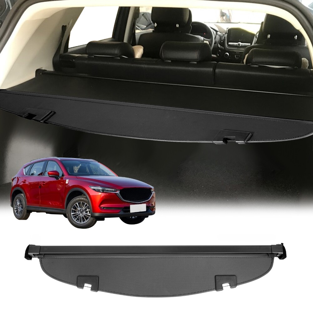Trunk Cargo Cover Luggage Security Shield Black For Mazda CX-5