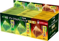Ito-en Ocha Japanese Premium Tea Bag Green Tea Genmaivha Houjicha with Uji Ma...