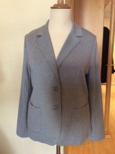 Olsen Jacket Size 20 Bnwt Grey Soft Material Rrp £99 Now £45