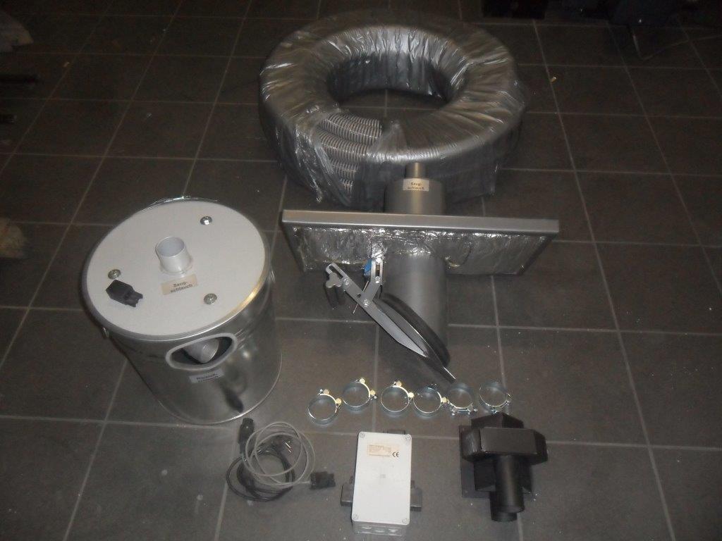 Système Complet D'aspiration à Pellets Pelltech - 15m Tuyau, Sonde, Turbine, Colliers - Neuf