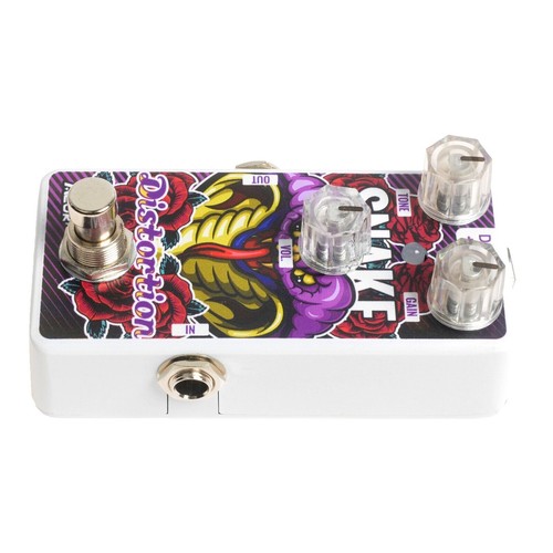 AP506 AZOR 12 Zodiac Series Mini Pedal 9V Snake Distortion Guitar