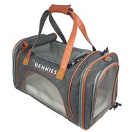 Bennies World Soft Sided Airline Approved Pet Carrier With Comfort Fleece Be... Bennies World Soft Sided Airline Approved Pet Carrier With Comfort Fleece Be...