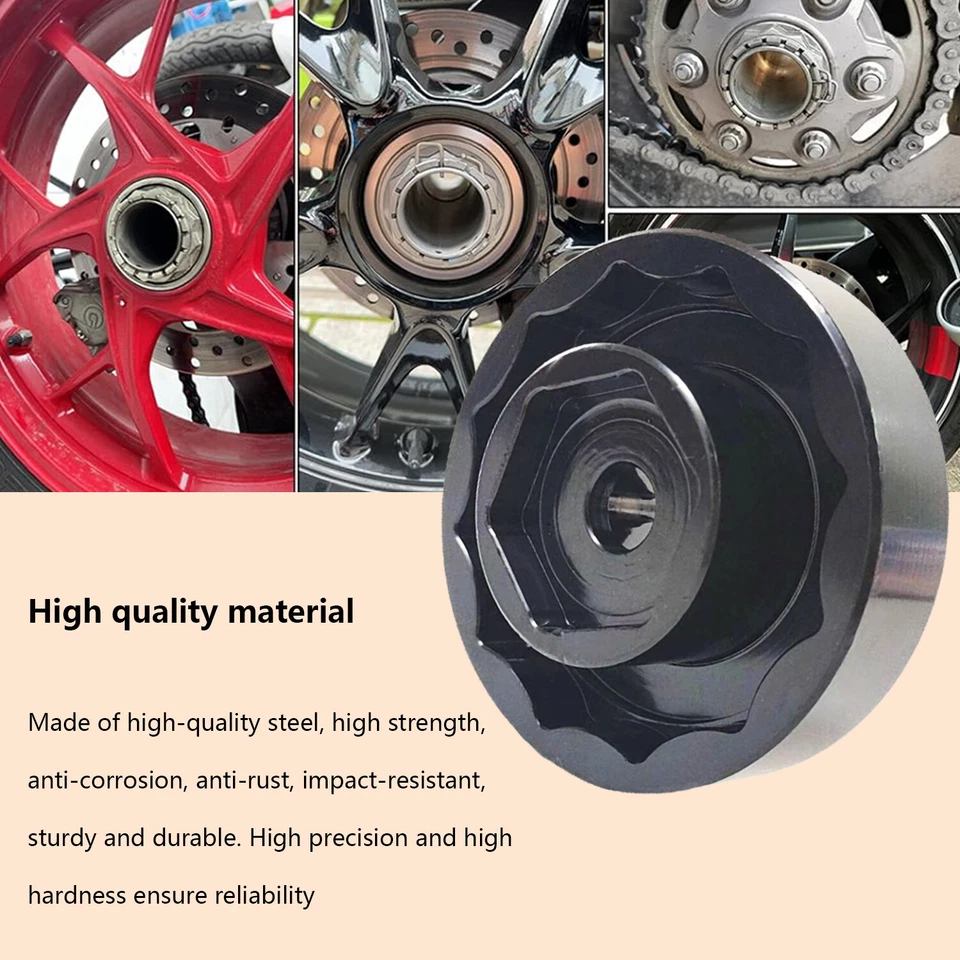 Herramienta de enchufe de tuerca de eje de rueda delantera trasera para Ducati Multistrada Monster Super Sport Foto 3 de 4