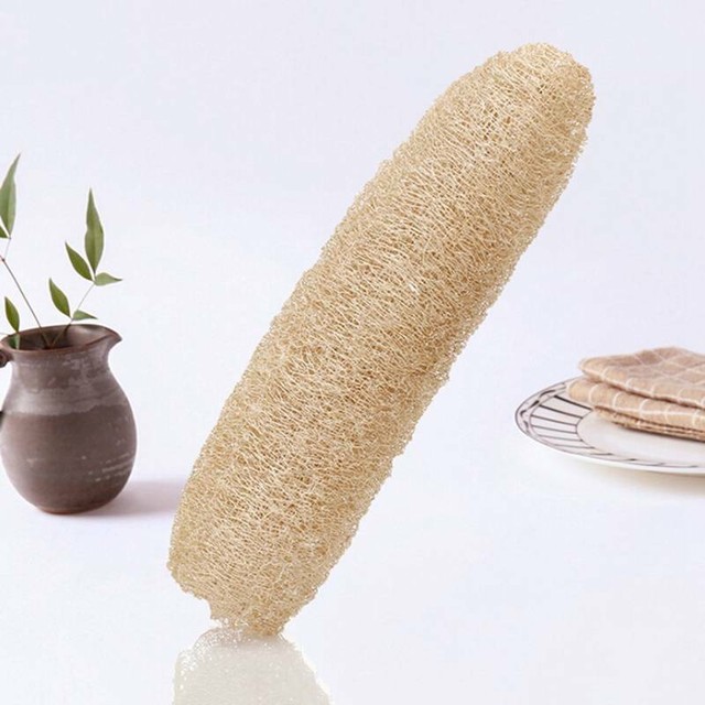 Natural unprocessed luffa Loofah Antibacterial Loofah bath body scrub