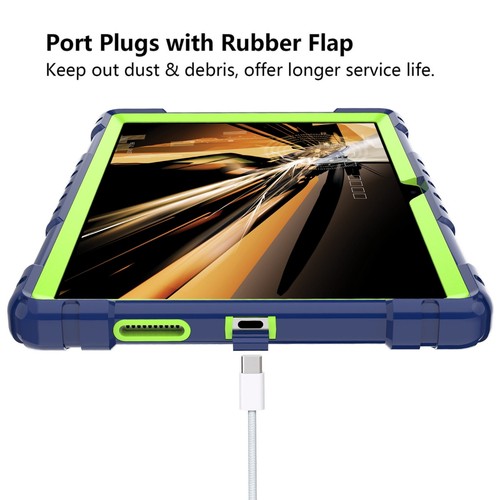 For T-Mobile Revvl Tab 5G Heavy Duty Case Built Strap Kickstand,Screen Protector - Picture 29 of 45