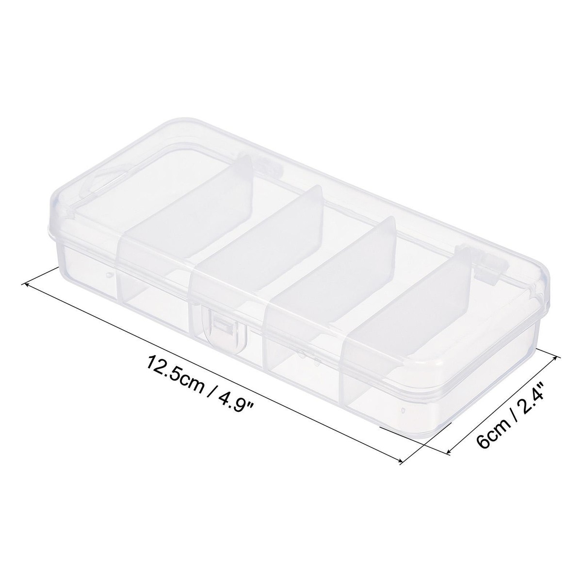 3pcs Small Fishing Lure Storage Box Fish Tackle Container
