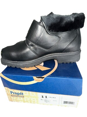 Propet Women's Waterproof Leather Boots Weather Walker Black Size 11 2E(X) | eBay Propet Women's Waterproof Leather Boots Weather Walker Black Size 11 2E(X) | eBay