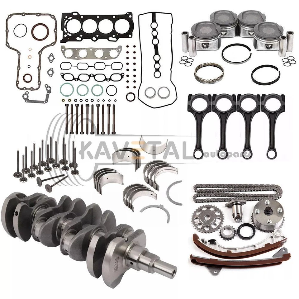 Ремонтный комплект двигателя 1ZZFE 1,8 л для 98–08 Toyota Corolla Celica Matrix XR - Изображение 3 из 4