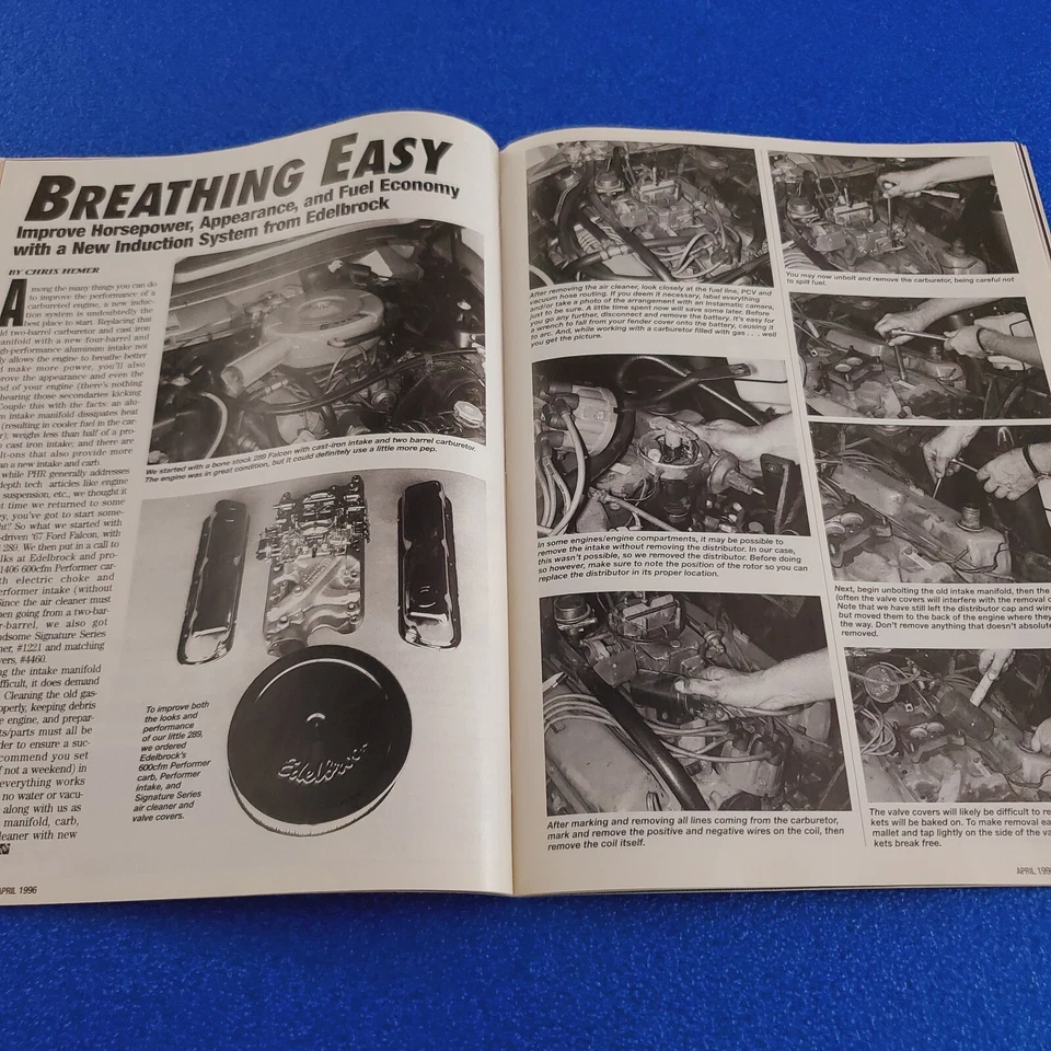 POPULAR HOT RODDING: TEENAGE S/STOCK SENSATION APRIL 1996 MAGAZINE SHIPS FREE - Image 4 of 4