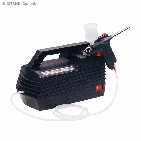 Tamiya Spray Work Basic Compressor Set + AC Adapter SWA-3 [Set