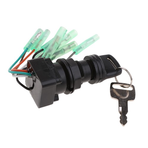 Ignition Key Switch 37110-92E01 Assembly Replacement Fit for Suzuki Outboard - Foto 4 di 12